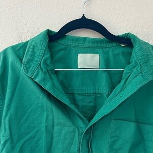 Band Of Outsiders Green Casual Button Down Shirt
